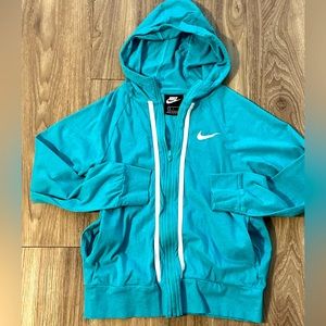 Girls youth large Nike full zip slim fit pullover